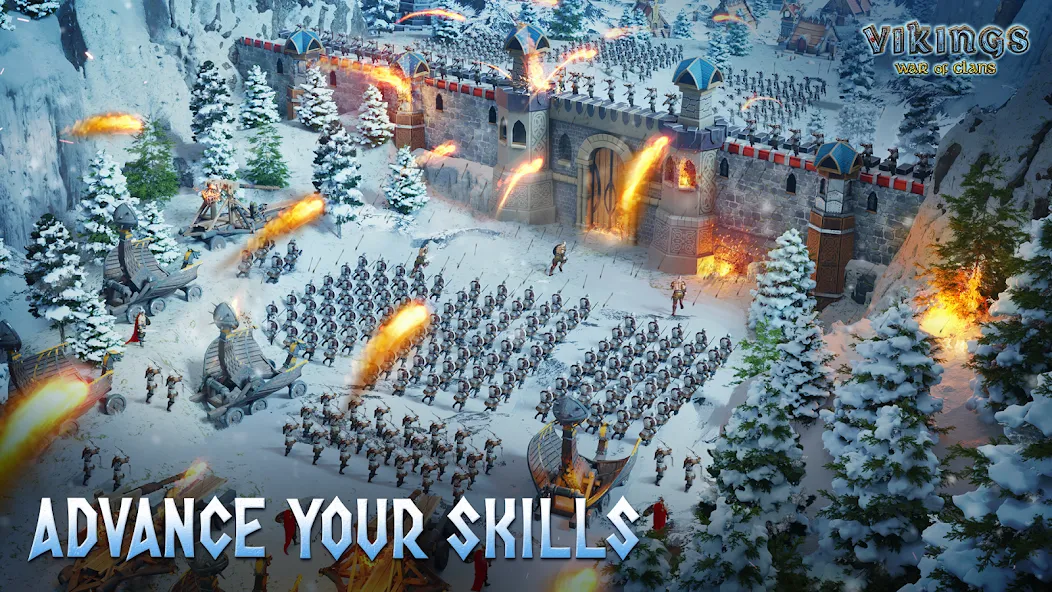 Vikings: War of Clans (Викинги) [МОД Unlocked] APK Android Screenshot 2