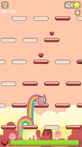Happy Hop: Kawaii Jump (Хэппи Хоп) [МОД Меню] APK Android Screenshot 2