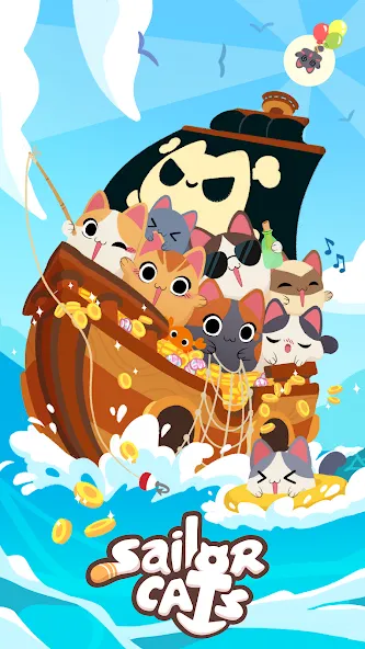 Sailor Cats (эйлор Кэтс) [МОД Premium] APK Android Screenshot 2