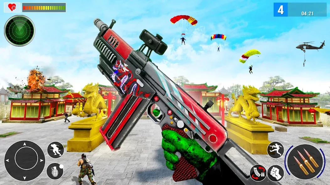 Real Commando Secret Mission (Реальная команда секретной миссии) [МОД Бесконечные монеты] APK Android Screenshot 1