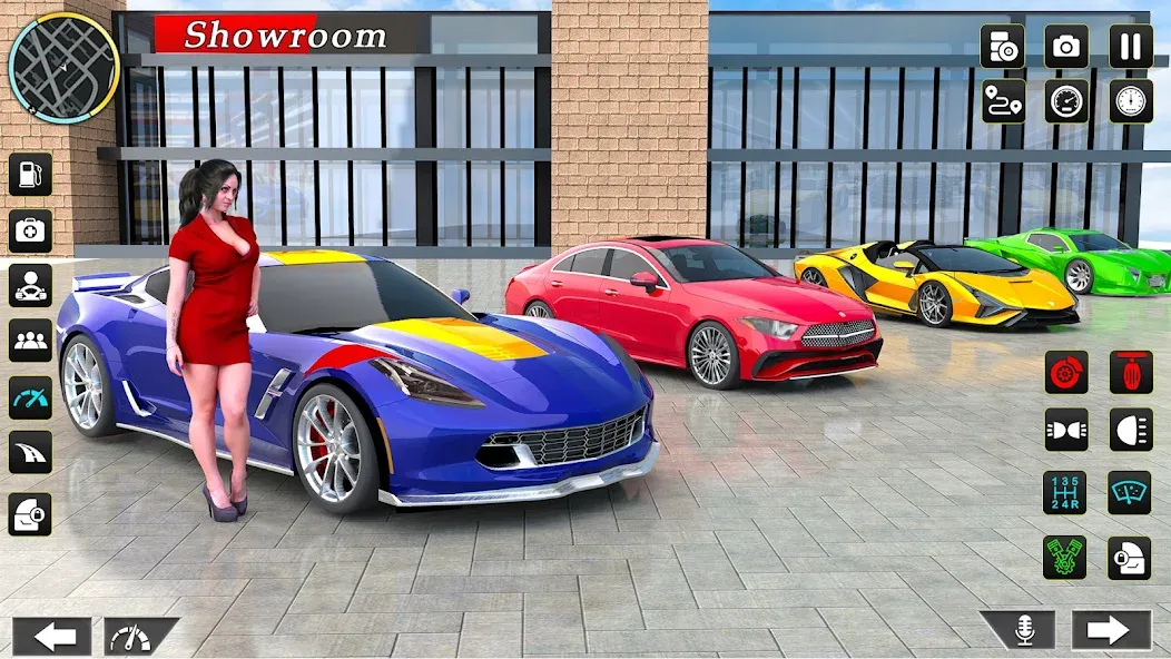 Car Dealership Car Saler (Драйвинг Скул Сити Кар Геймс) [МОД Все открыто] APK Android Screenshot 3