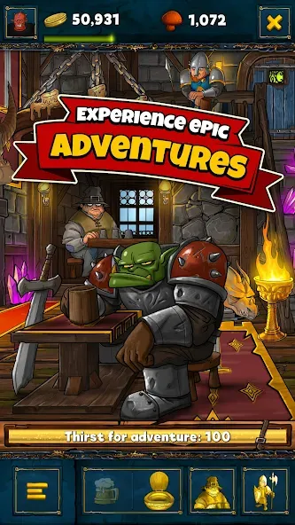 Shakes & Fidget - The RPG (Шэйкс) [МОД Много денег] APK Android Screenshot 2