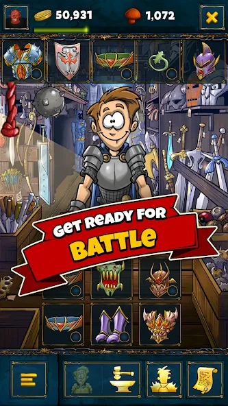 Shakes & Fidget - The RPG (Шэйкс) [МОД Много денег] APK Android Screenshot 3