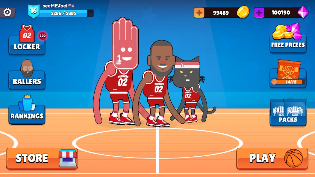 Dunkers 2 (Данкерс 2) [МОД Все открыто] APK Android Screenshot 1