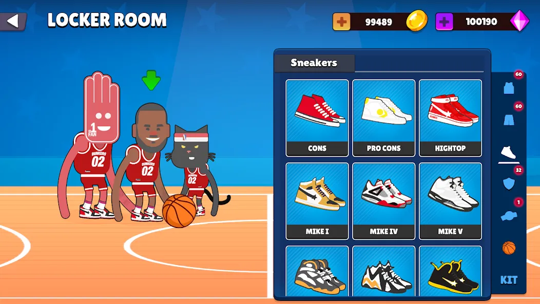 Dunkers 2 (Данкерс 2) [МОД Все открыто] APK Android Screenshot 3