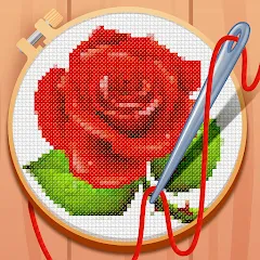 Cross-Stitch: Coloring Book (Кросс) [МОД Бесконечные монеты] APK Android
