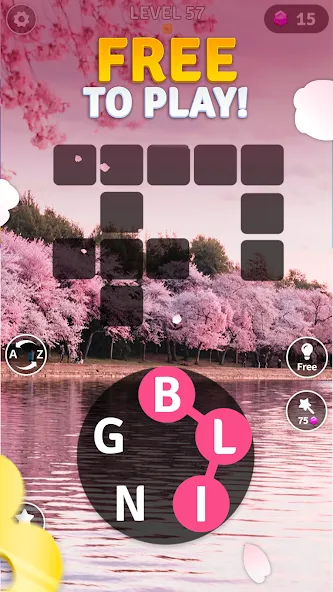 Word Breeze - Earn Bitcoin (Уорд Бриз) [МОД Unlocked] APK Android Screenshot 3