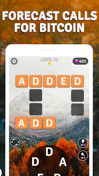Word Breeze - Earn Bitcoin (Уорд Бриз) [МОД Unlocked] APK Android Screenshot 4