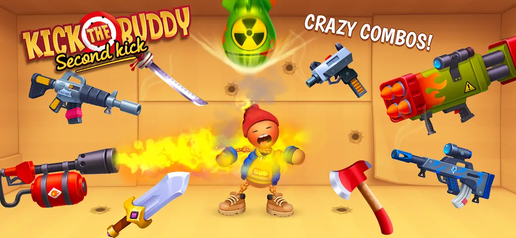 Kick the Buddy: Second Kick (Кик зе Бадди) [МОД Все открыто] APK Android Screenshot 5