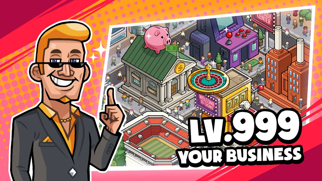 Idle Billionaire Tycoon (Айдл биллионер тайкун) [МОД Premium] APK Android Screenshot 2