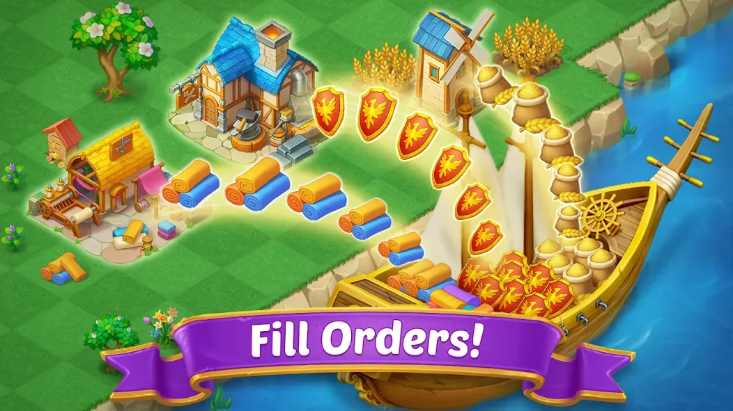 Merge Castle: Match 3 Puzzle (Мердж Кастл) [МОД Unlocked] APK Android Screenshot 4