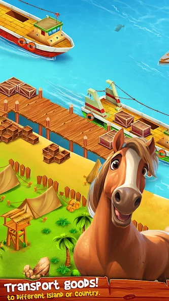Country Valley Farming Game (Парадайз Хей Фарм Айленд) [МОД Premium] APK Android Screenshot 5