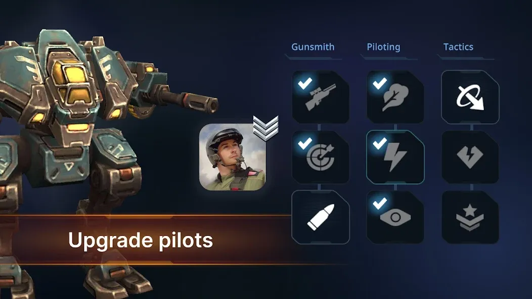 Concern: Mech Armored Front (Консерн) [МОД Много денег] APK Android Screenshot 5