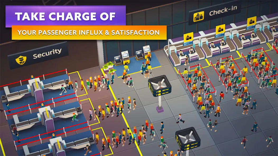 Airport Simulator: Tycoon Inc. (Эйрпорт Симулятор) [МОД Много денег] APK Android Screenshot 5