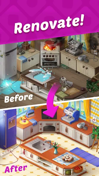 Homescapes (Хоумскейпс) [МОД Все открыто] APK Android Screenshot 3