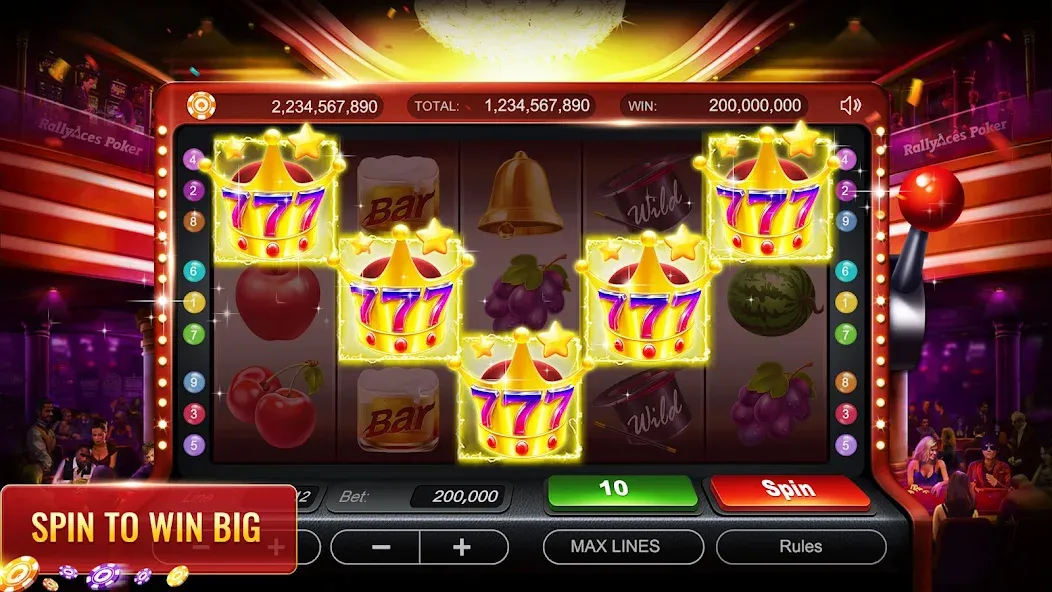 RallyAces Poker (РаллиЭйс Покер) [МОД Бесконечные монеты] APK Android Screenshot 2