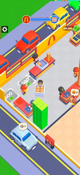 My Burger Shop: Burger Games (Май Бургер Шоп Игры) [МОД Unlocked] APK Android Screenshot 2