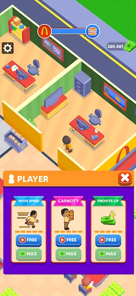 My Burger Shop: Burger Games (Май Бургер Шоп Игры) [МОД Unlocked] APK Android Screenshot 4