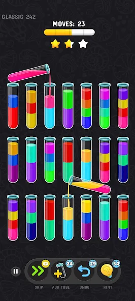 Color Water Sort Puzzle Games (Цветные игры сортировки воды) [МОД Много денег] APK Android Screenshot 5