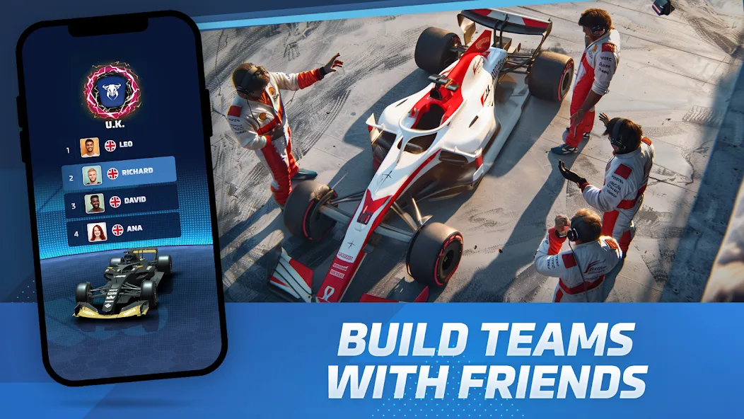 Racing Rivals: Team Car Game (Моторспортивные соперники) [МОД Mega Pack] APK Android Screenshot 2