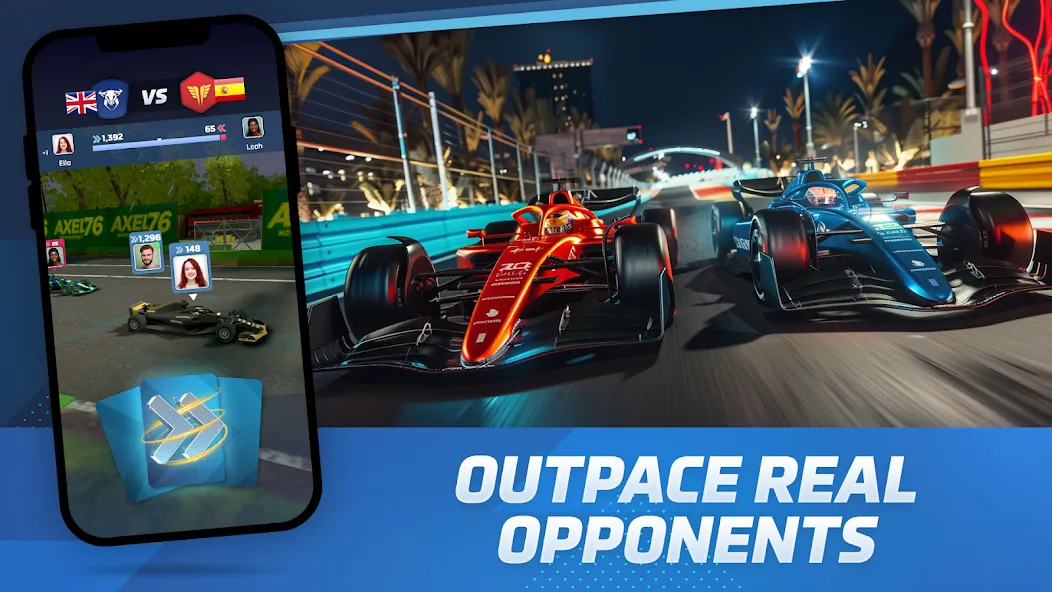 Racing Rivals: Team Car Game (Моторспортивные соперники) [МОД Mega Pack] APK Android Screenshot 3