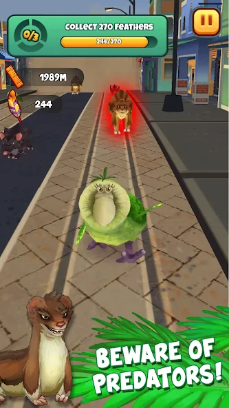 Kakapo Run: Animal Rescue Game (Какапо Ран) [МОД Unlocked] APK Android Screenshot 2