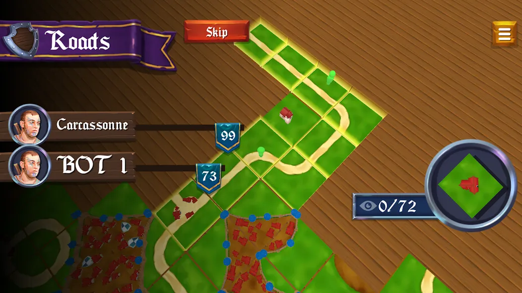 War of Carcassonne board Games (Каркассон) [МОД Меню] APK Android Screenshot 5