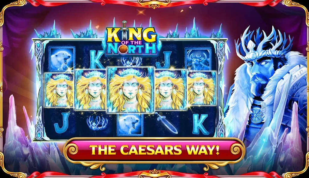 Caesars Slots: Casino Games (Сизарс Слотс) [МОД Много денег] APK Android Screenshot 3
