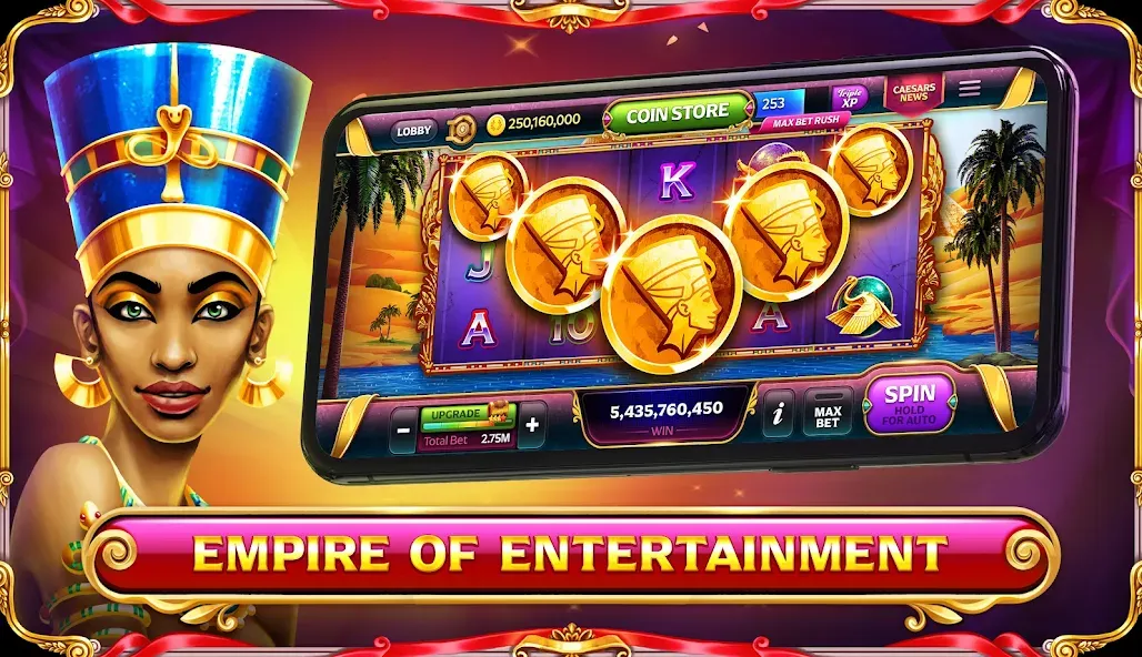 Caesars Slots: Casino Games (Сизарс Слотс) [МОД Много денег] APK Android Screenshot 5