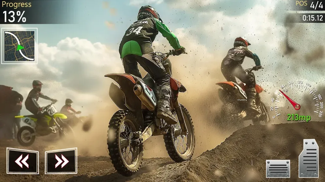 Motocross MX Dirt Bike Games [МОД Много денег] APK Android Screenshot 5