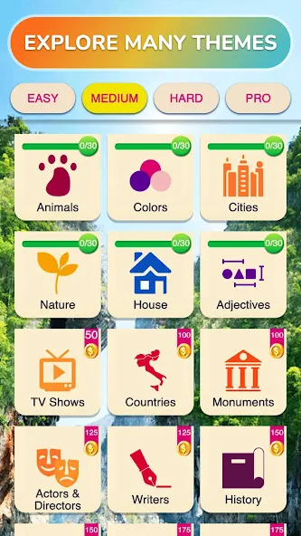 Word Search - Word Puzzle Game [МОД Все открыто] APK Android Screenshot 4