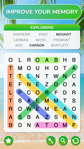 Word Search - Word Puzzle Game [МОД Все открыто] APK Android Screenshot 5