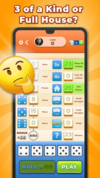 Yatzy - Fun Classic Dice Game (Ятзи) [МОД Меню] APK Android Screenshot 4