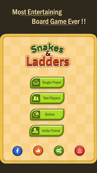 Snakes & Ladders: Online Dice! [МОД Много денег] APK Android Screenshot 1