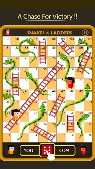 Snakes & Ladders: Online Dice! [МОД Много денег] APK Android Screenshot 2