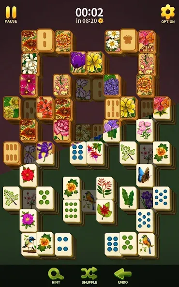 Mahjong Blossom Solitaire [МОД Меню] APK Android Screenshot 4