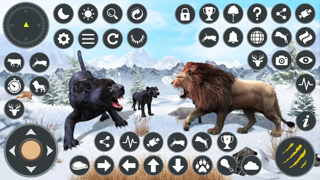 Wild Black Panther Games [МОД Все открыто] APK Android Screenshot 2