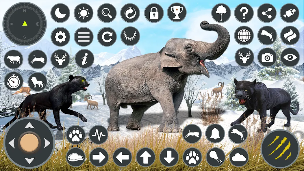 Wild Black Panther Games [МОД Все открыто] APK Android Screenshot 3