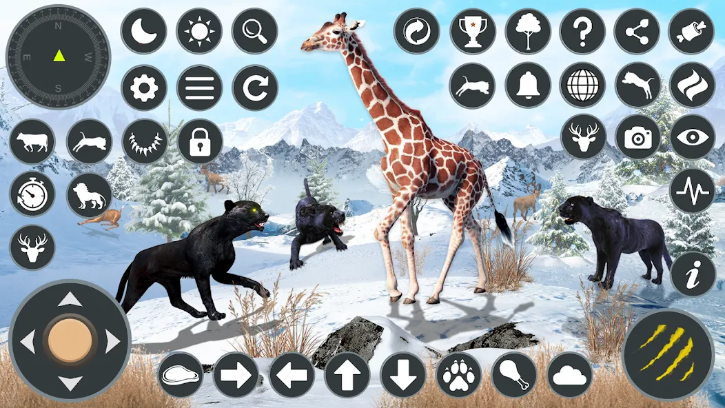 Wild Black Panther Games [МОД Все открыто] APK Android Screenshot 4