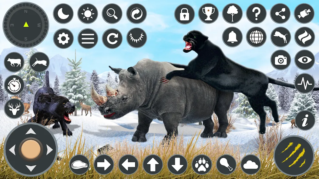 Wild Black Panther Games [МОД Все открыто] APK Android Screenshot 5