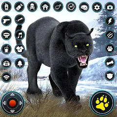 Wild Black Panther Games [МОД Все открыто] APK Android