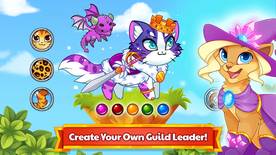 Castle Cats - Idle Hero RPG (Кэстл Кэтс) [МОД Unlocked] APK Android Screenshot 3