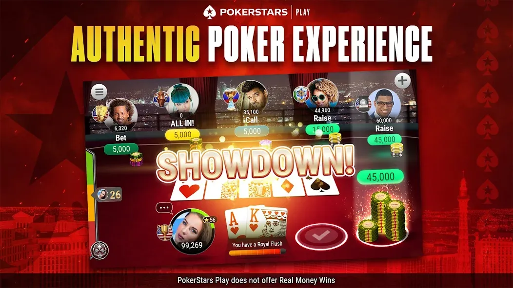PokerStars Play: Texas Hold'em (ПокерСтарс Плей) [МОД Все открыто] APK Android Screenshot 1