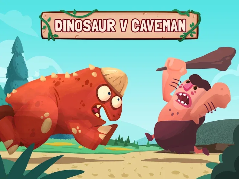 Dino Bash: Dinosaur Battle (Дино Баш) [МОД Бесконечные монеты] APK Android Screenshot 1