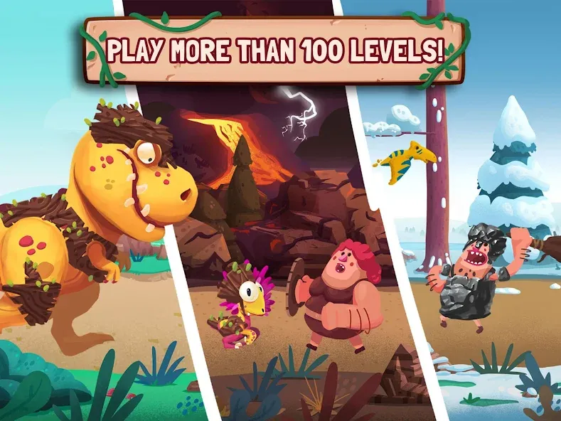 Dino Bash: Dinosaur Battle (Дино Баш) [МОД Бесконечные монеты] APK Android Screenshot 4