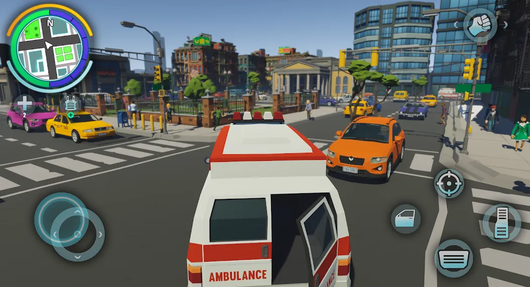 Gangster & Mafia Grand Polygon [МОД Mega Pack] APK Android Screenshot 1