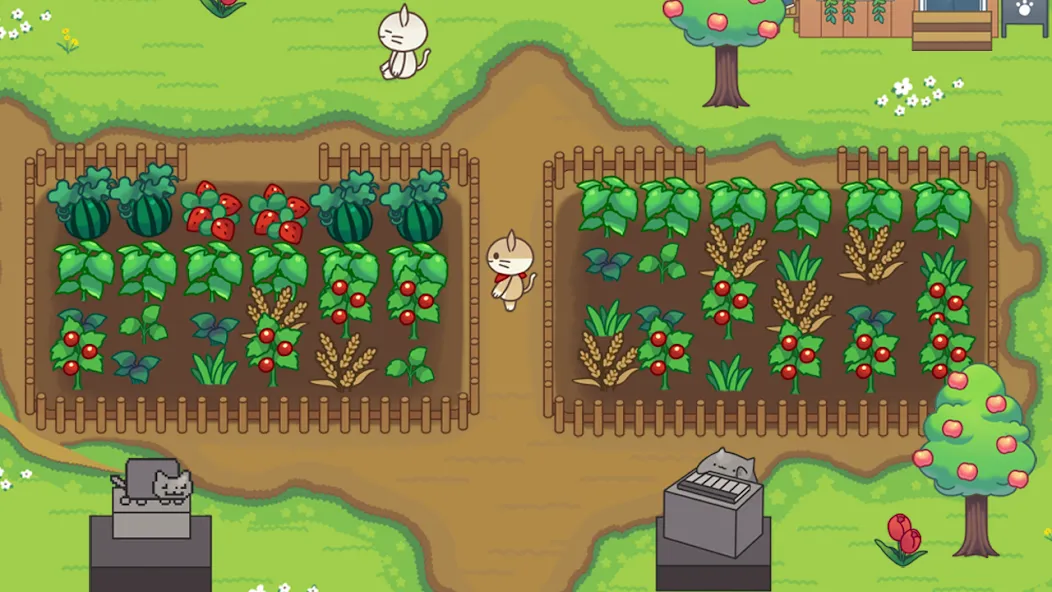 Cat Forest - Healing Camp [МОД Меню] APK Android Screenshot 3