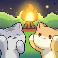 Cat Forest - Healing Camp [МОД Меню] APK Android