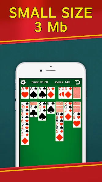 Classic Solitaire Klondike [МОД Все открыто] APK Android Screenshot 2