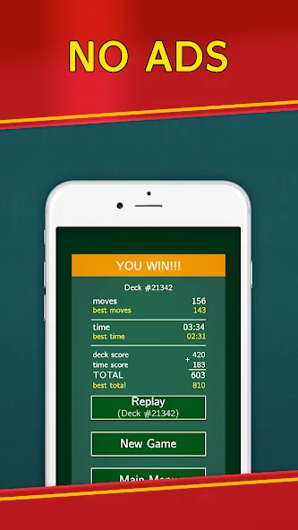 Classic Solitaire Klondike [МОД Все открыто] APK Android Screenshot 3